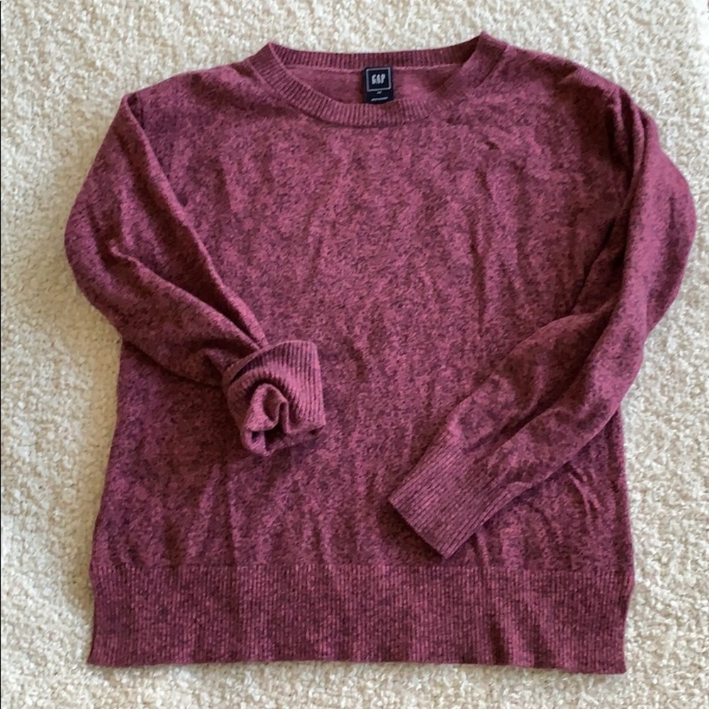 GAP Raspberry Knit Pullover Sweater